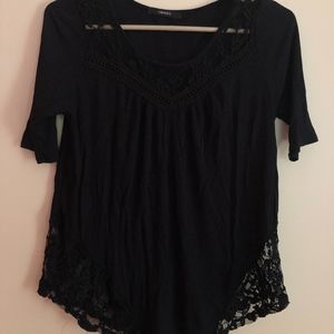 LACEY BLACK TOP